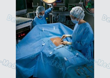 Steriler chirurgischer Dorn drapieren Satz mit flüssigem Sammlungs-Beutel, Rohrhalter, längliche Fensterung